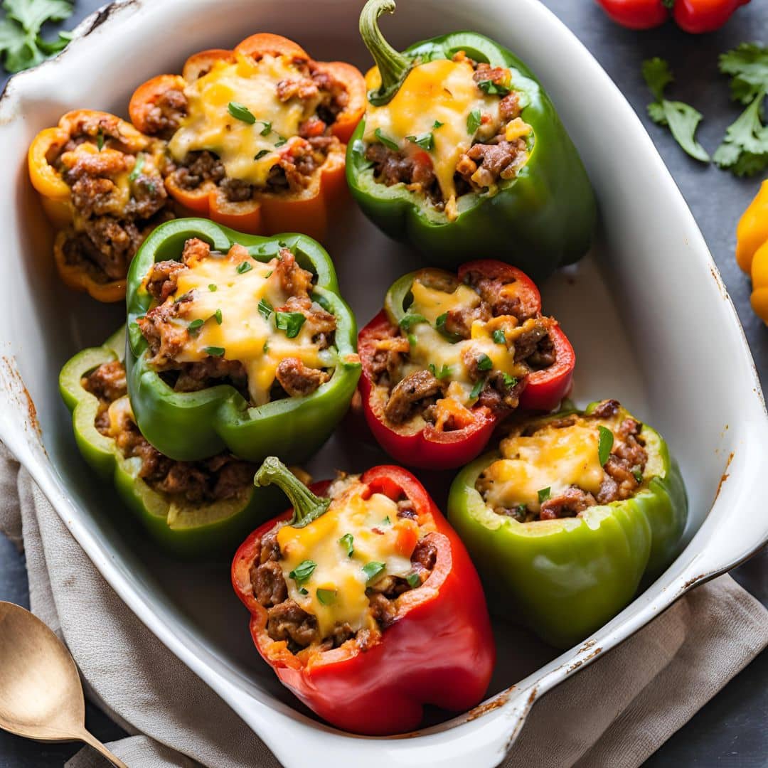 Keto Stuffed Bell Peppers