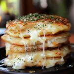 Cheesy potato pancakes.