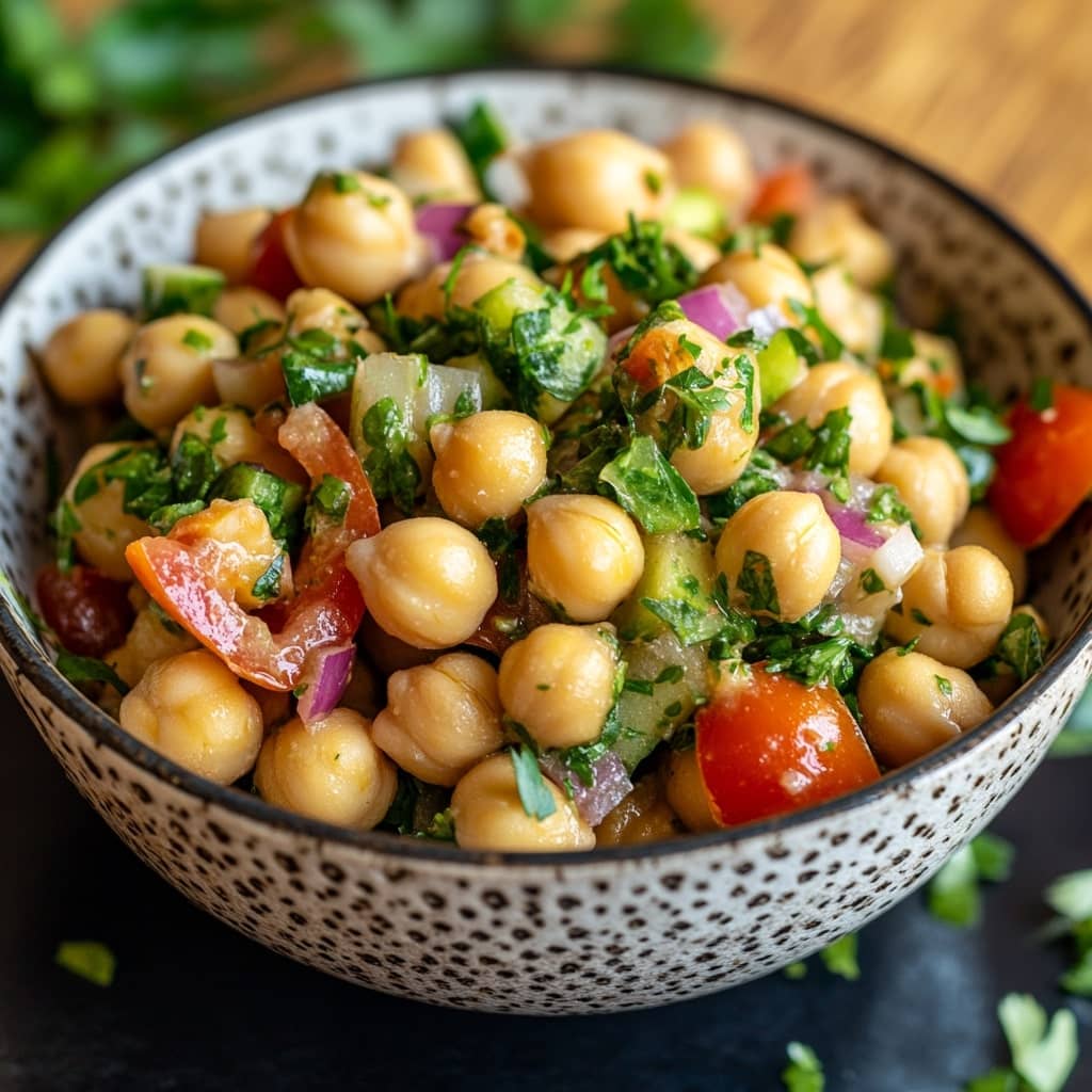 Chickpea salad