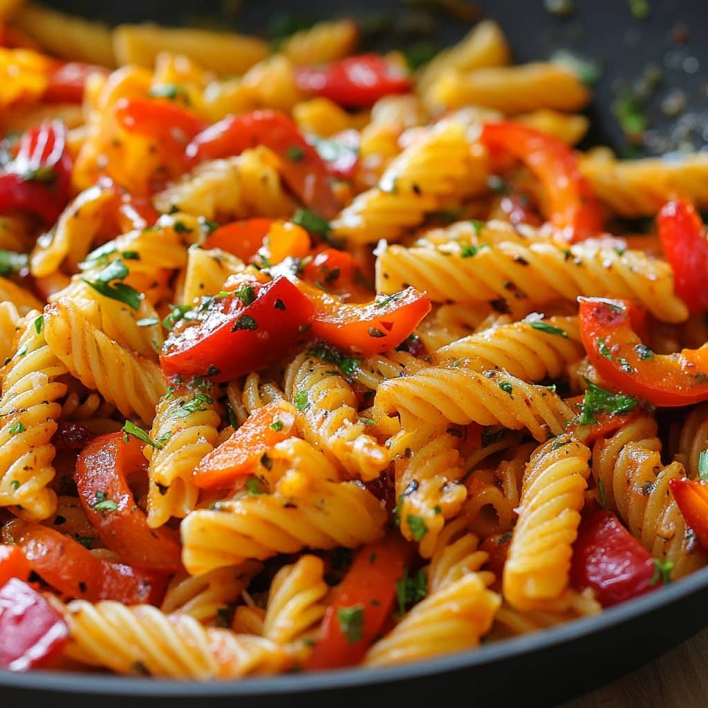 Roasted Red Pepper Pasta