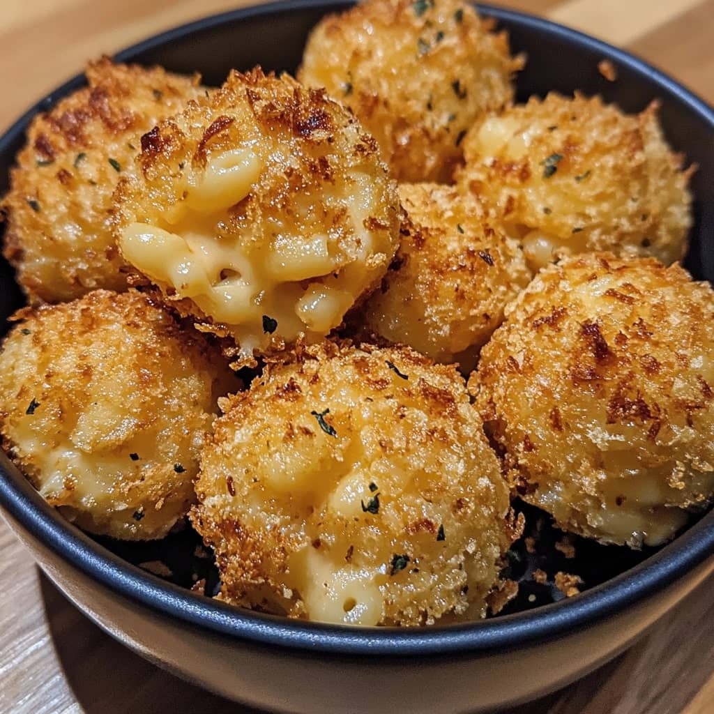 Air Fryer Mac and Cheese Balls