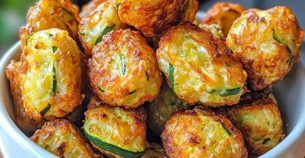 Air Fryer Zucchini Cheddar Tots