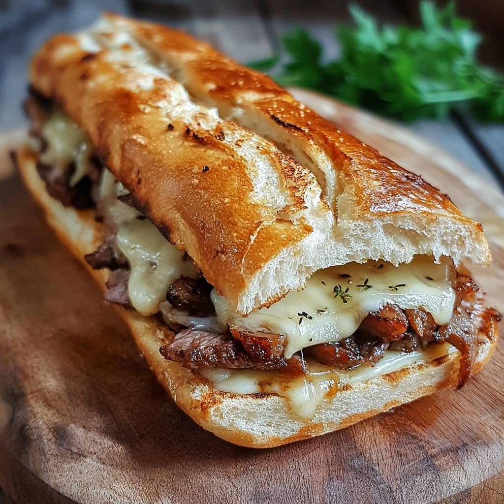 Bulgarian meat and cheese sandwiches