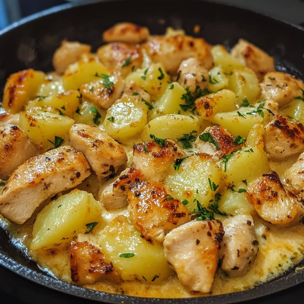 Cheesy Chicken and potatoes