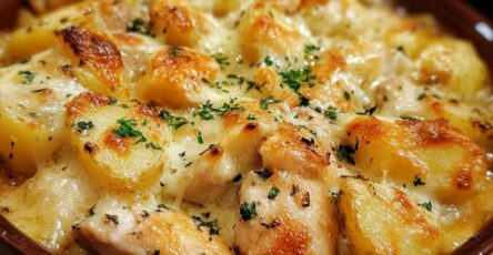 Cheesy Chicken and potatoes
