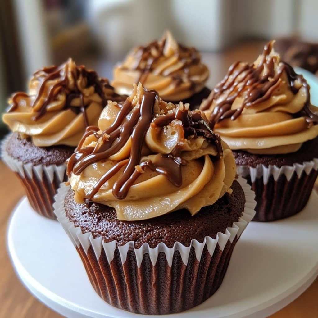 Chocolate Caramel Cupcakes