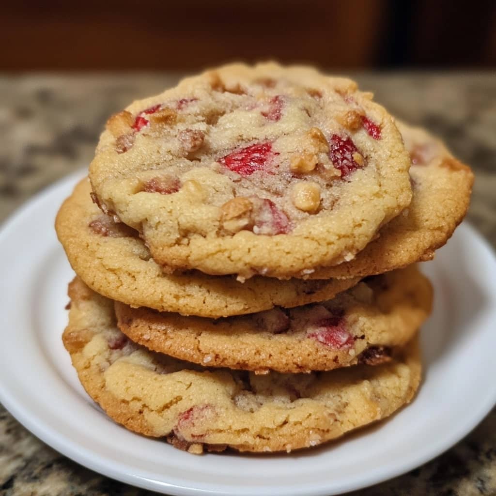 Strawberry Crunch Cookies