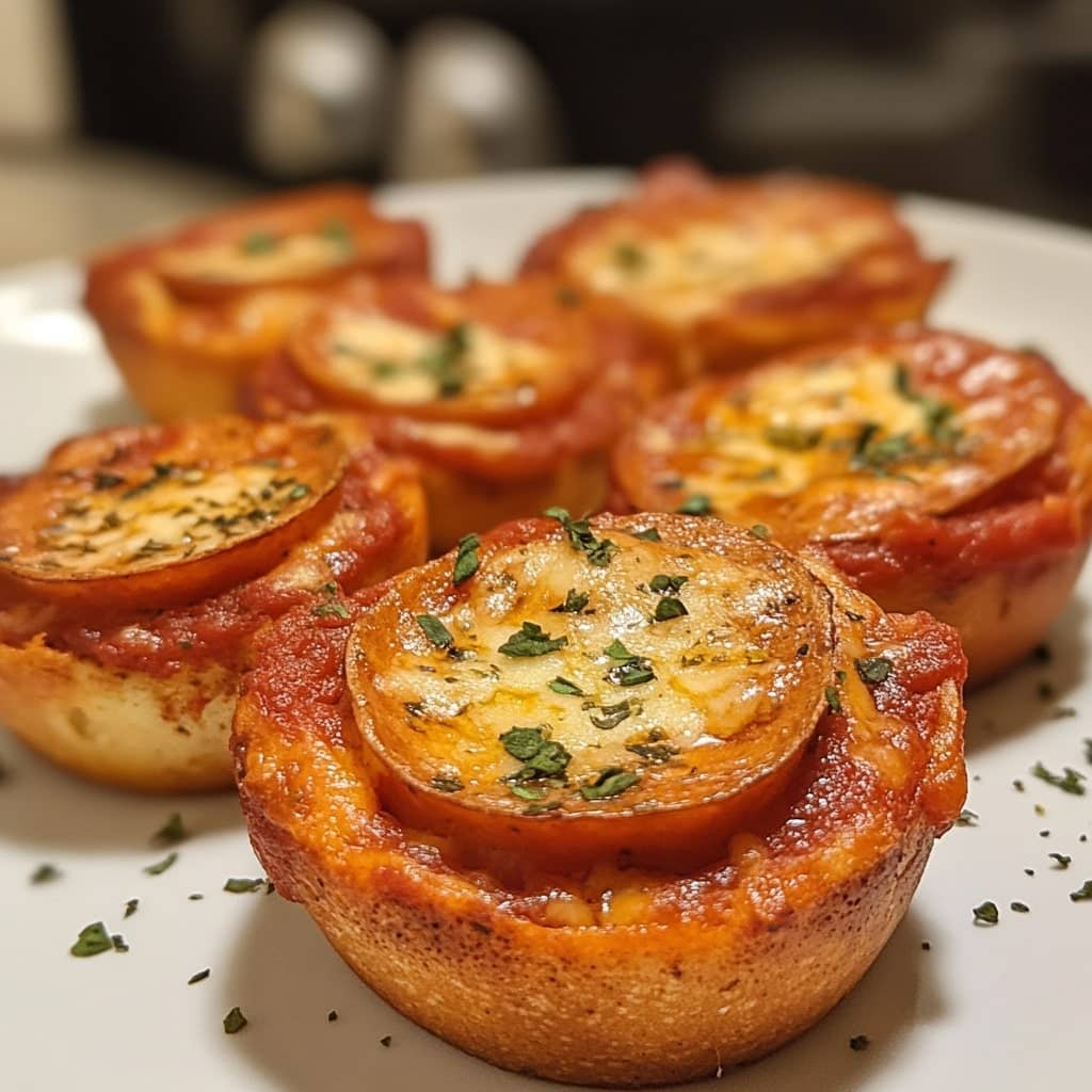 air Fryer Pizza Muffins