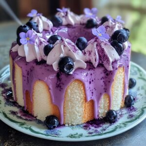 Blueberry Chiffon Cake