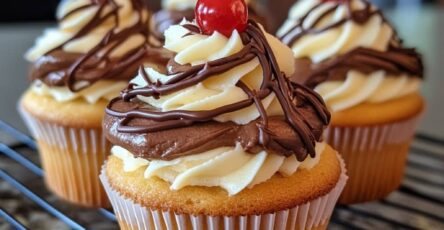 Boston Cream Pie Cupcakes