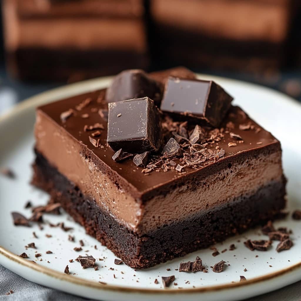 Chocolate Mousse Brownies Recipe
