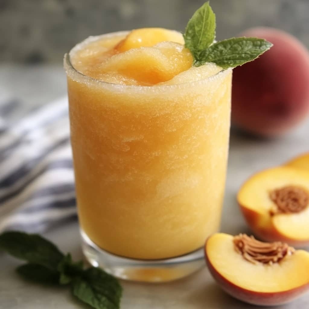 Peach Lemonade Slush Recipe