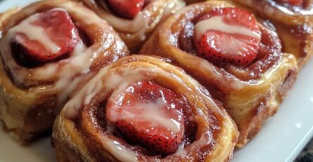 Strawberry Cinnamon Rolls