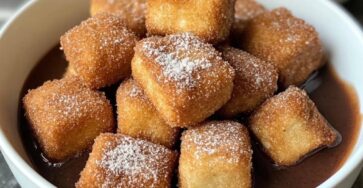 Sweet Air Fryer Churro Bites Recipe