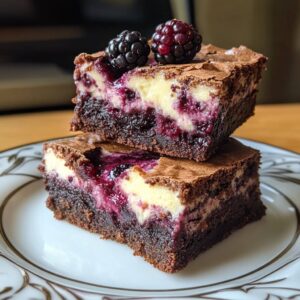Blackberry Cheesecake Brownies
