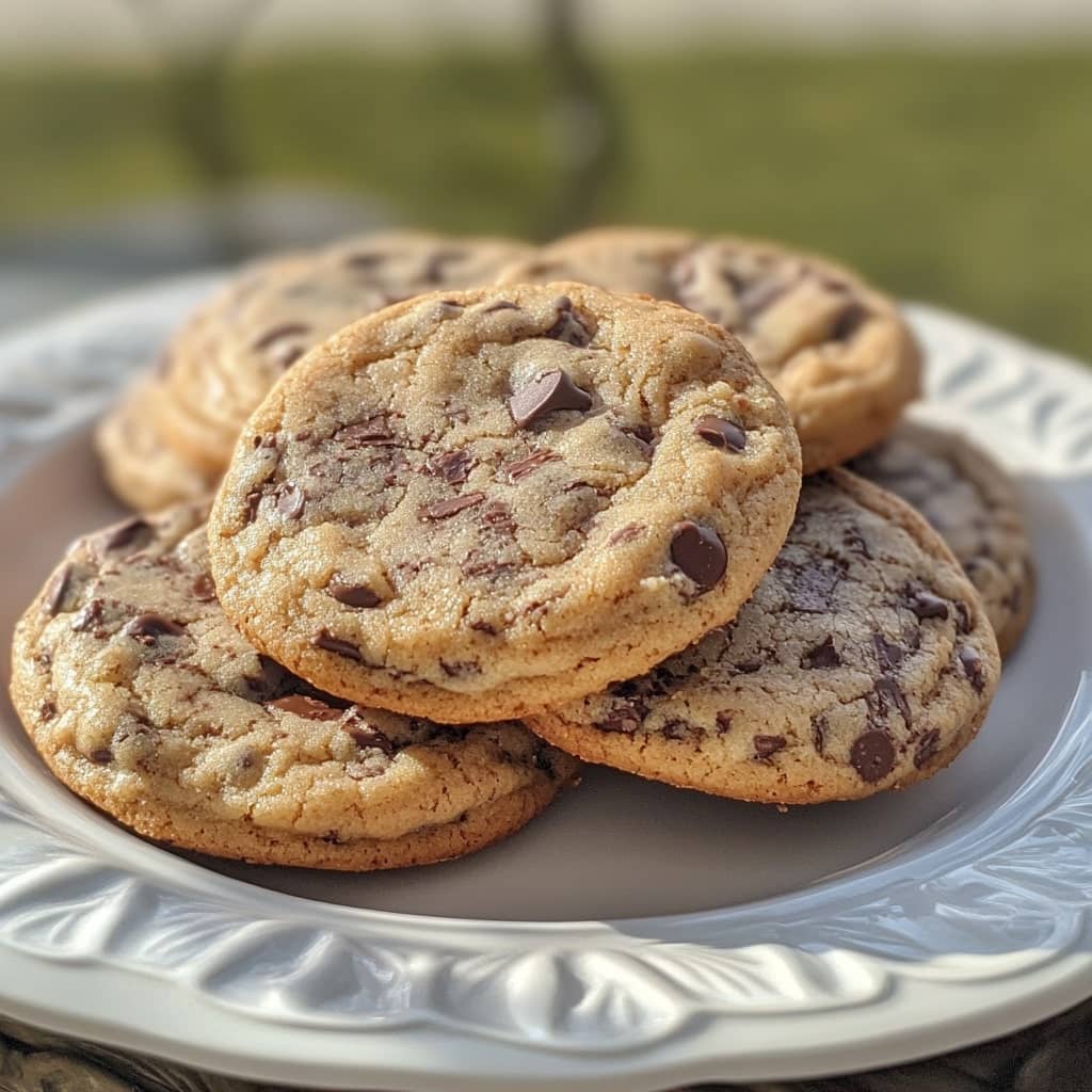 Browned Butter Toffee Chocolate Chip Cookies