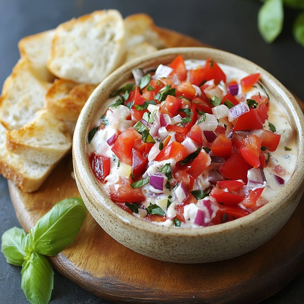 Bruschetta Dip: A Vibrant and Flavorful Appetizer to Delight Your Guests