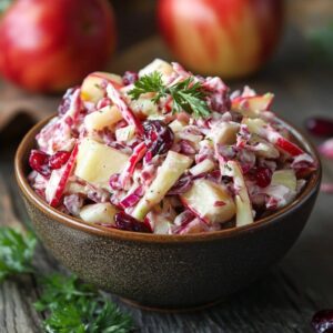 Cranberry Apple Coleslaw
