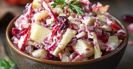 Cranberry Apple Coleslaw