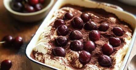 Cherry Amaretto Tiramisu