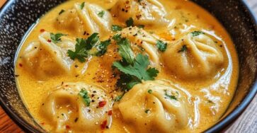 Delicious Curry Dumpling Soup