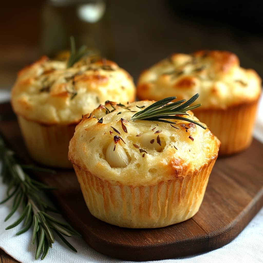 Easy Garlic Rosemary Focaccia Muffins: A Simple Recipe for Maximum Flavor