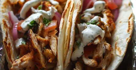 Greek Chicken Gyros