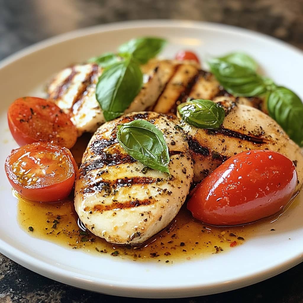 Grilled Chicken Caprese