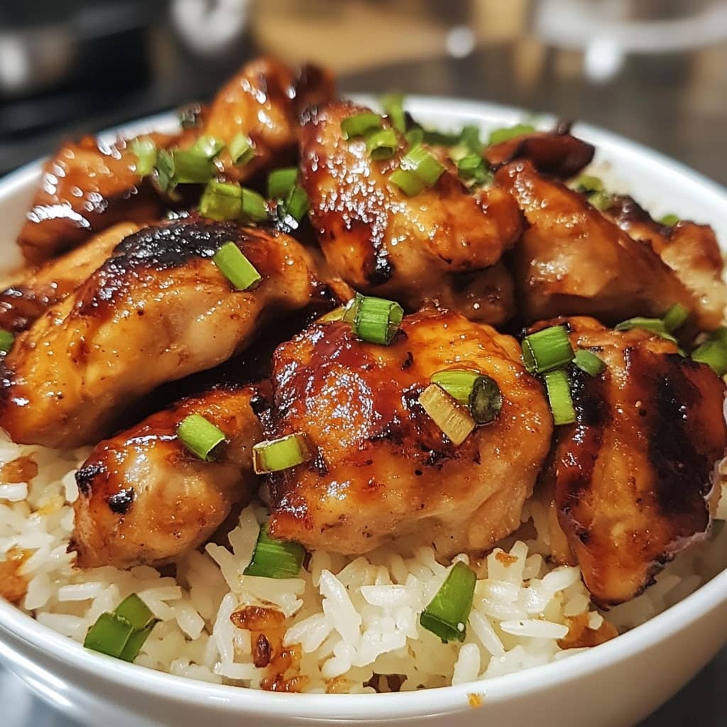 Honey BBQ Chicken Rice