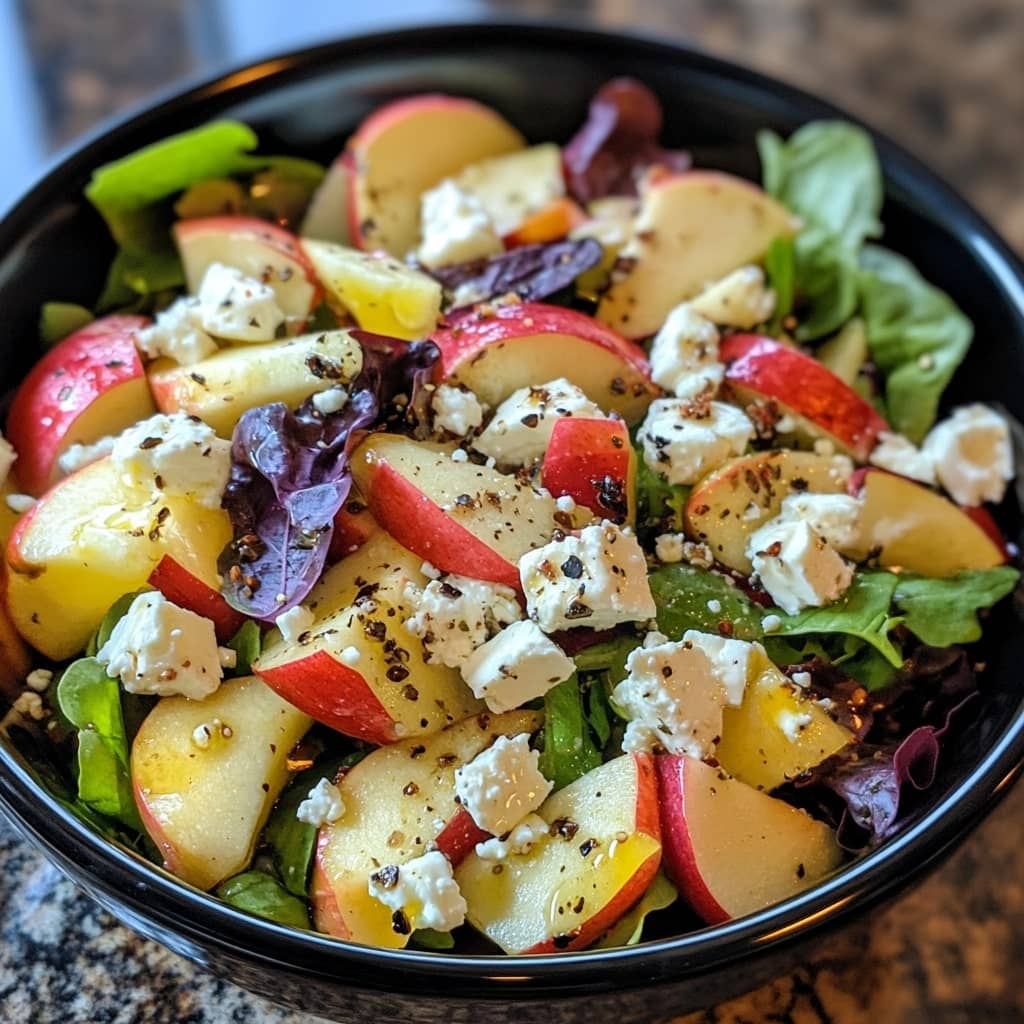 Honeycrisp Apple and Feta Salad