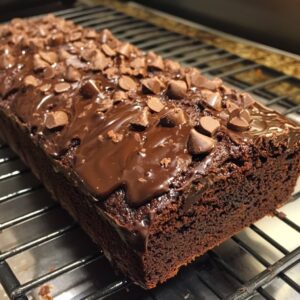 Hot Fudge Brownie Bread