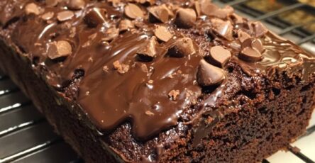 Hot Fudge Brownie Bread