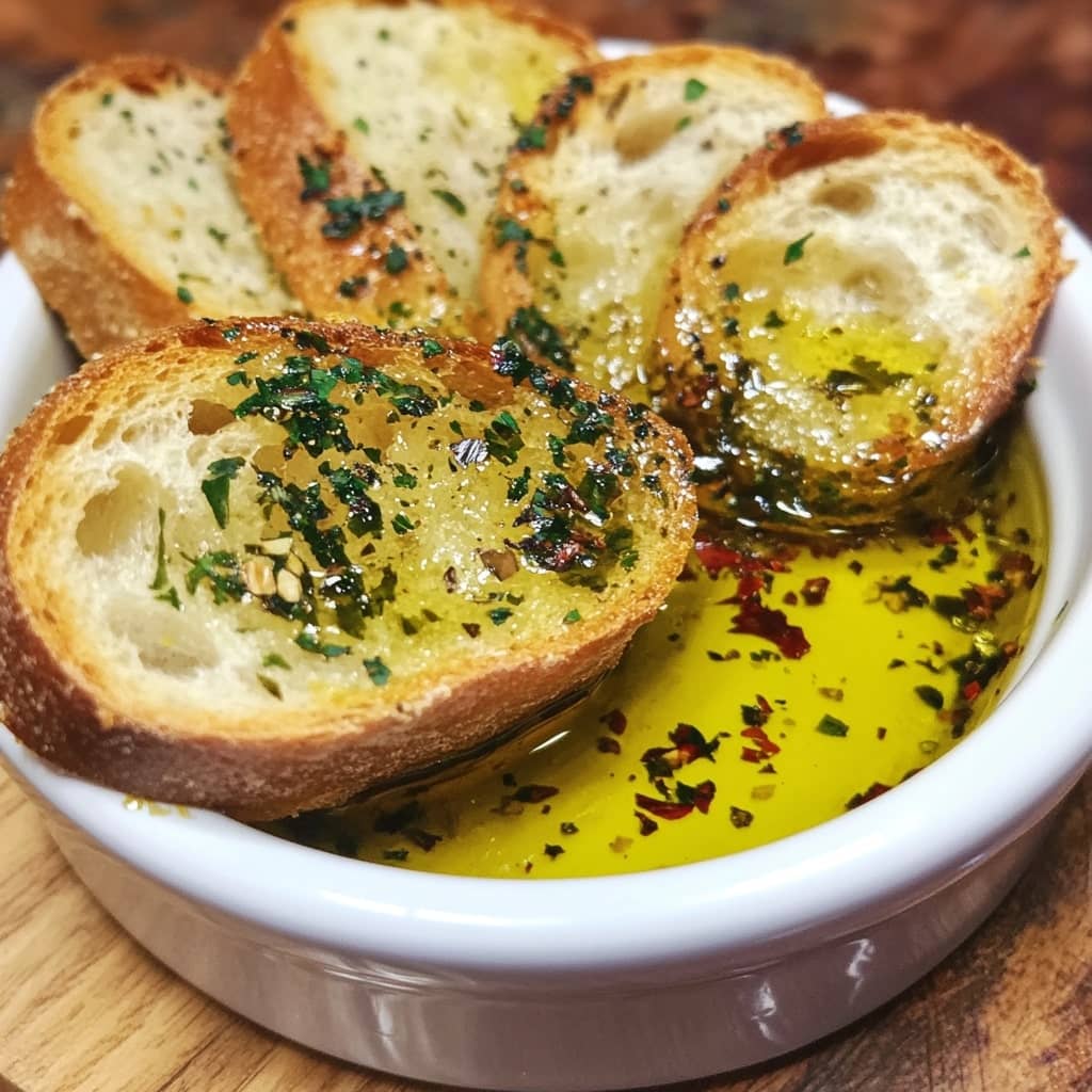 Irresistible Olive Oil Bread Dip