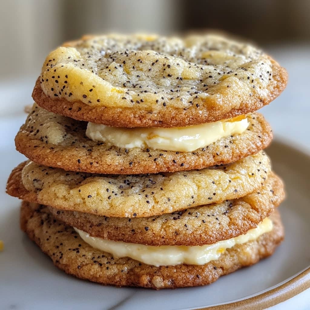 Lemon Poppy Seed Cheesecake Cookies