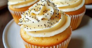 Lemon Poppy Seed Cupcakes