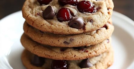Maraschino Cherry Chocolate Chip Cookies Recipe