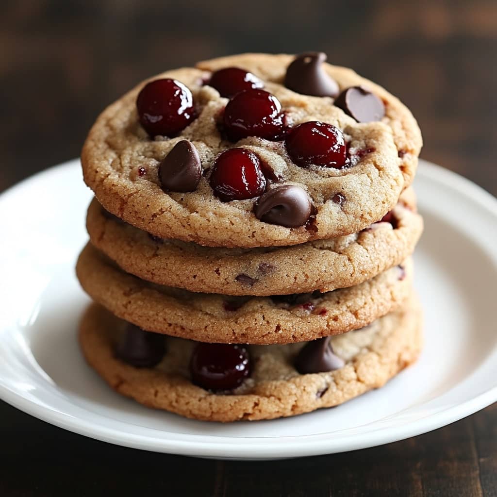 Maraschino Cherry Chocolate Chip Cookies Recipe