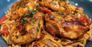 Marsala Chicken Orzo