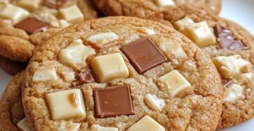 Salted Caramel White Chocolate Cookies
