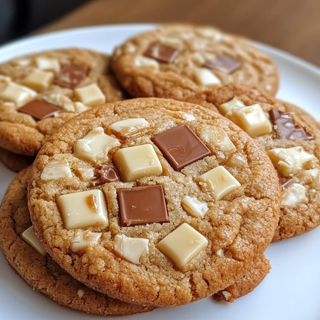 Salted Caramel White Chocolate Cookies
