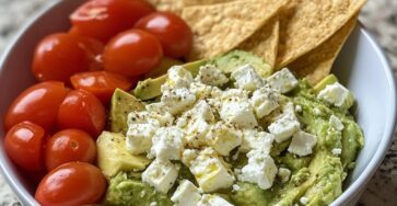 Seriously Addicting Avocado Feta Dip