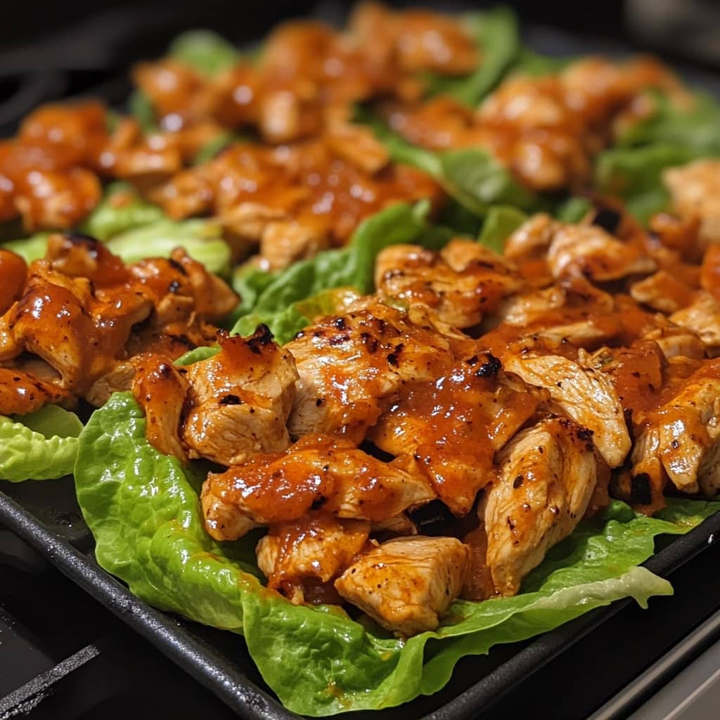 Thai Chicken Lettuce Wraps