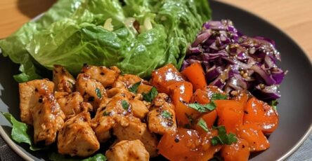 Thai Chicken Lettuce Wraps