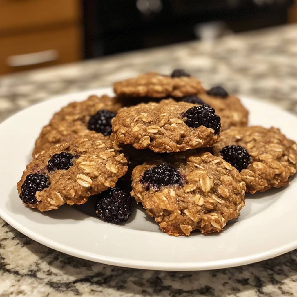 BLACKBERRY OATMEAL COOKIES