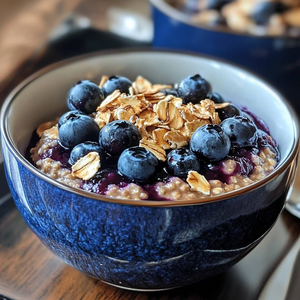 Blueberry Pie Overnight Oats