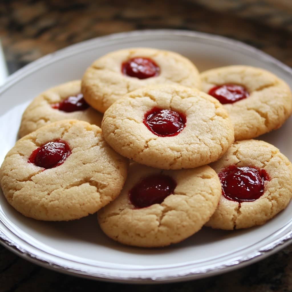 Maraschino Cherry Cookies