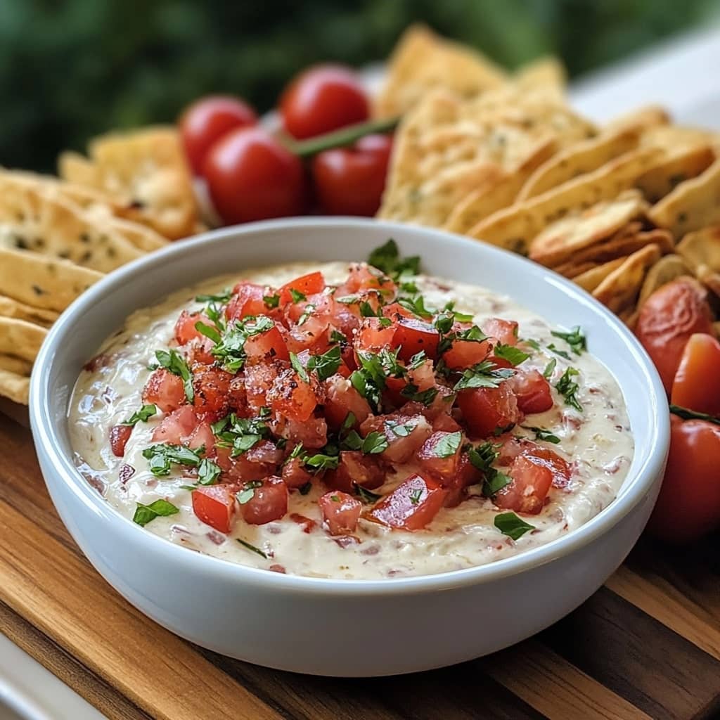 Skinny Poolside BLT Dip for