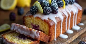 Blackberry Lemon Drizzle Cake