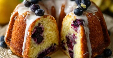 Blueberry Lemon Bundt Cake