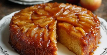 Caramel Apple Upside-Down Cake